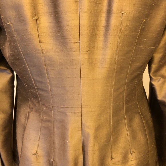 Bronze Silk Blazer - Picture 4 of 5